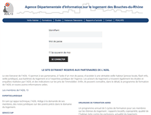 Tablet Screenshot of partenaires.adil13.org